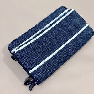 NWOT Thirty one Blue and white striped wallet.​​​​​​​